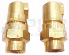 LOT OF 2 NEW SPRAYING SYSTEMS QLA-15 BRASS QUICKJET NOZZLE W/ 3/8" QJL FITTING
