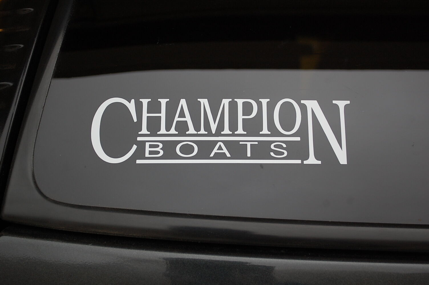 Champion Boats Vinyl Sticker Decal Choose Color And Size!! Fish Fishing (V161)