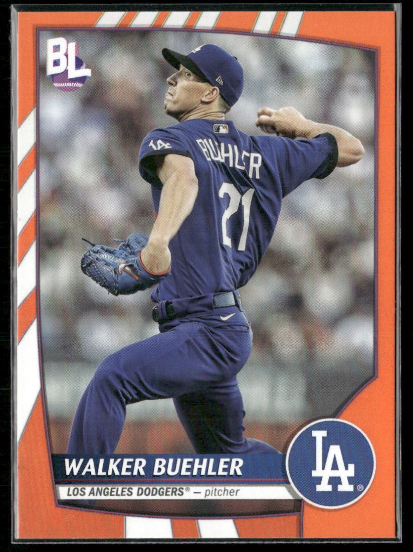 2023 Topps Big League #181 Walker Buehler Electric Orange