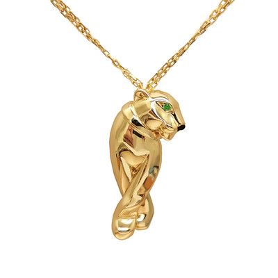 Cartier Panthère de Cartier Halskette 18k Gelbgold, Onyx, Tsavorit (103250-S)