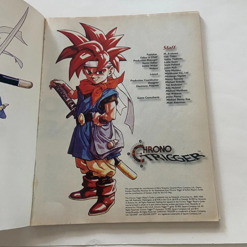Chrono Trigger Nintendo Players Guide 1995 Paperback Strategy Book No Poster - Image 2 of 4