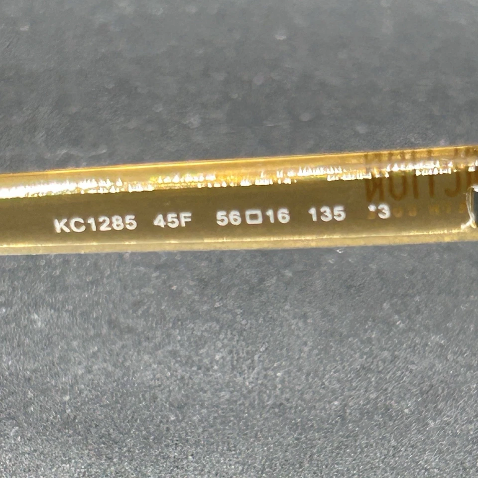 Gafas de sol Kenneth Cole Reaction KC1285 45F bronceadas degradadas 56-16-135 usadas Foto 4 de 4