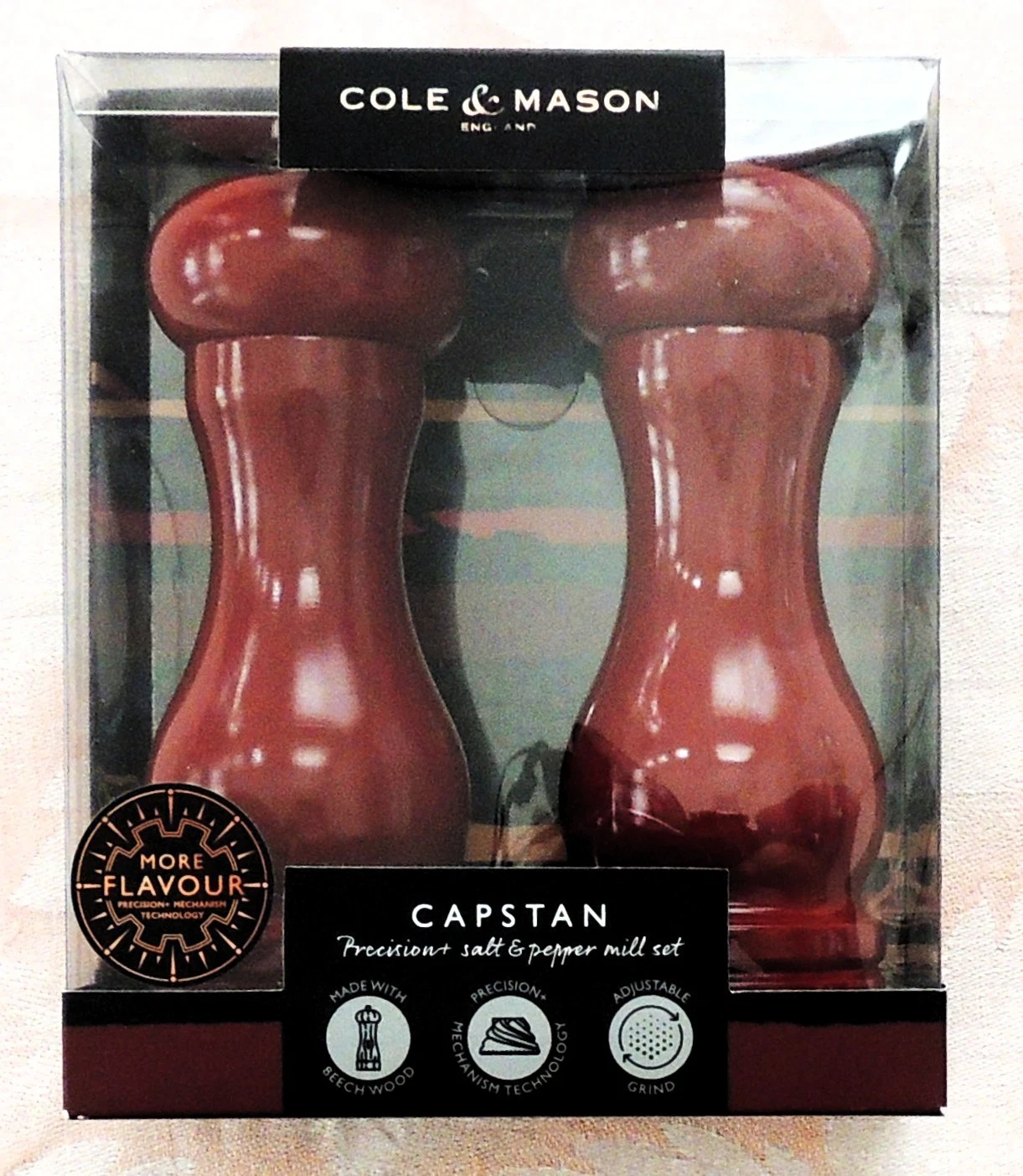 Cole & Mason Capstan Precision+ Salt & Pepper Mill Set
