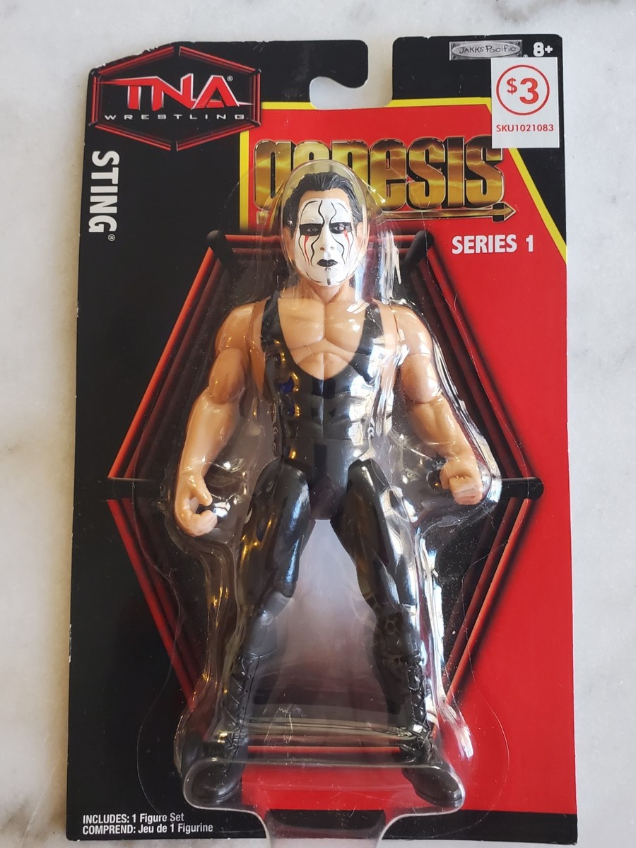 TNA フィギュア スティング Jakks Pacific TNA Wrestling Genesis Series 1 Sting 2010 Action