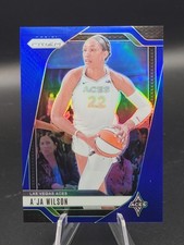 2024 Panini Prizm WNBA #86 A'ja Wilson Blue Prizm /199  1G