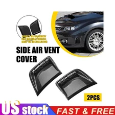 For 2008-2014 Subaru WRX/ WRX STI Front Bumper Side Air Vent Corner Cover 2pcs
