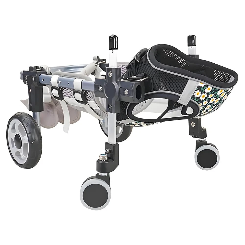 Dog Wheelchair for Small Medium Large Dogs, Adjustable 4-Wheel Mobility Aid, ...
