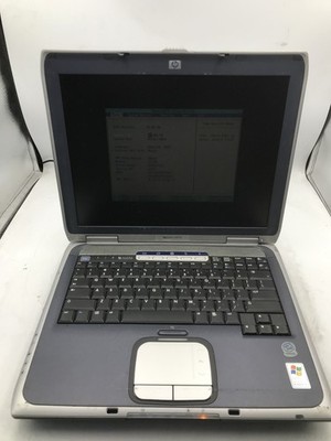 HP PAVILION ZE4102 - BOOTS TO BIOS - INTEL CELERON - NO RAM -READ DESCRIPTION-BB