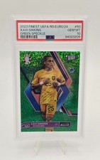 Xavi Simons Green Sparkle National Debut Rookie Card Netherlands PSA 10 POP 2!. rookie card picture
