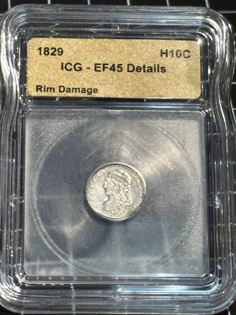 XF 45 Graded Capped Bust Half Dimes (1829-1837) for sale | eBay