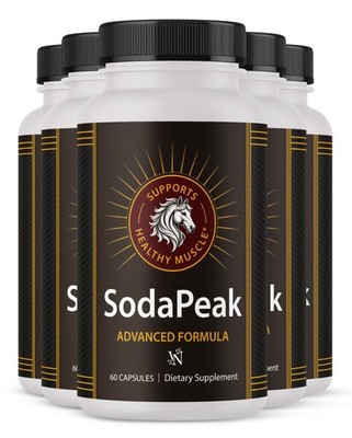 Soda Peak Supplement, SodaPeak Capsules Advanced Formula Dietary Supplement 300