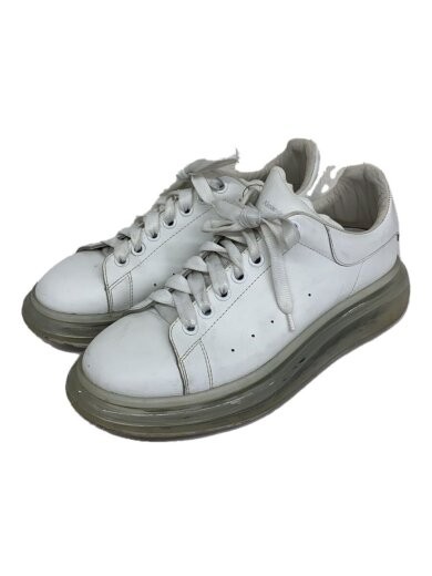 Alexander McQueen/LARRY/Low-top sneakers/43.5/WHT/leather