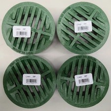 4 NDS 13U - 3 & 4 inch Round Drain Drainage Grate Green Made in USA Lot
