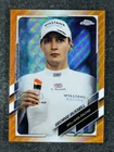 2021 Topps Chrome Formula 1 GEORGE RUSSELL 3/25 Orange Wave Refractor #35