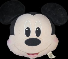 Disney Mickey Mouse Head Plush Pillow Face Stuffed Toy Plush Large