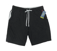 Polo Ralph Lauren Men's Black Solid Supreme Comfort Sleep Shorts