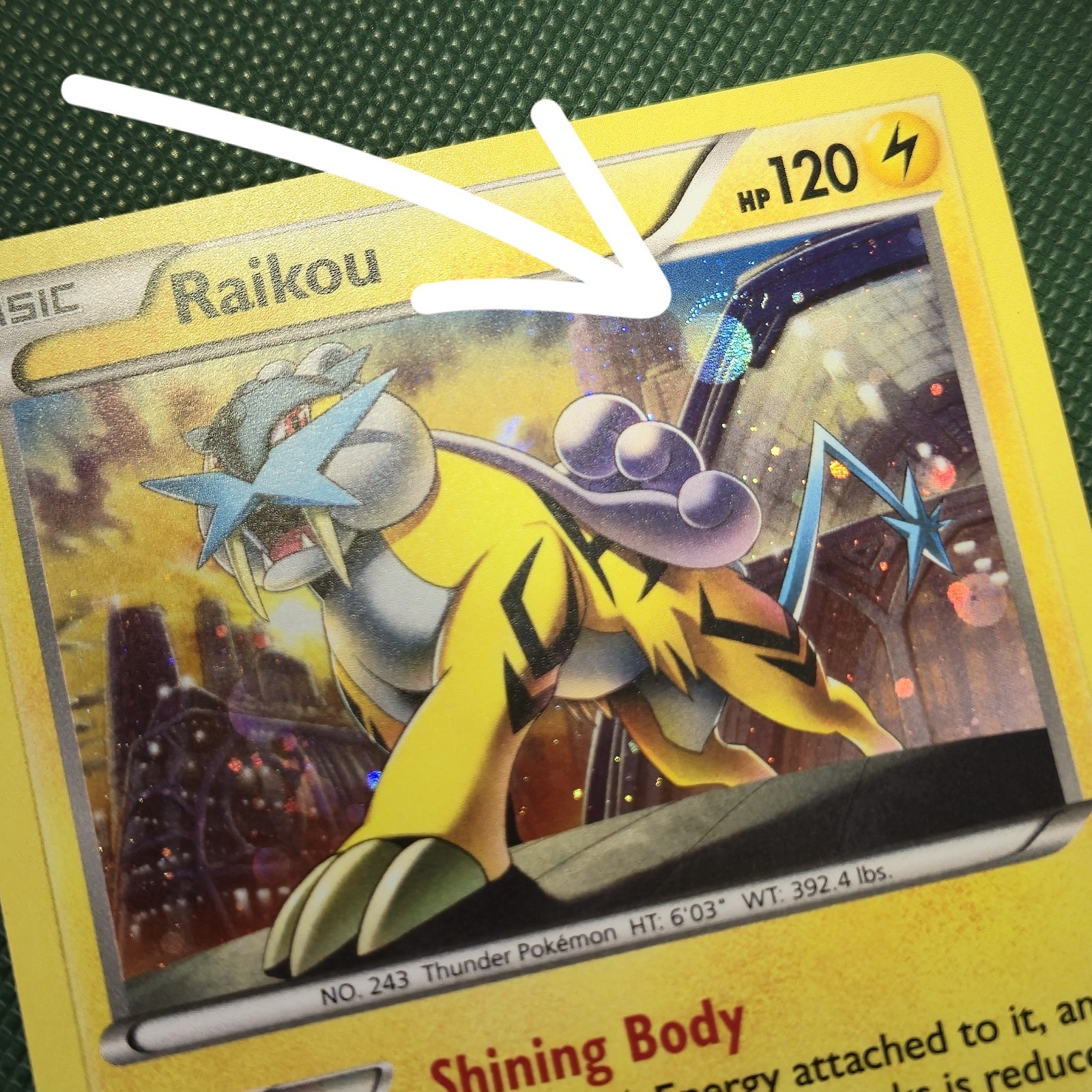 WHOLE SWIRL 🌀💫 Raikou 55/162 Breakthrough Cosmos Holo Promo Rare Pokémon Card
