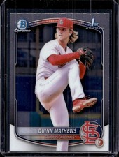 Quinn Mathews 2025 Bowman Chrome #BCP-25 Qty Available