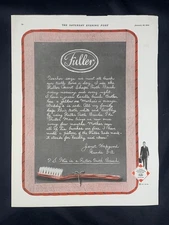 Magazine Ad* - 1929 - Fuller Brush Co. - Toothbrush