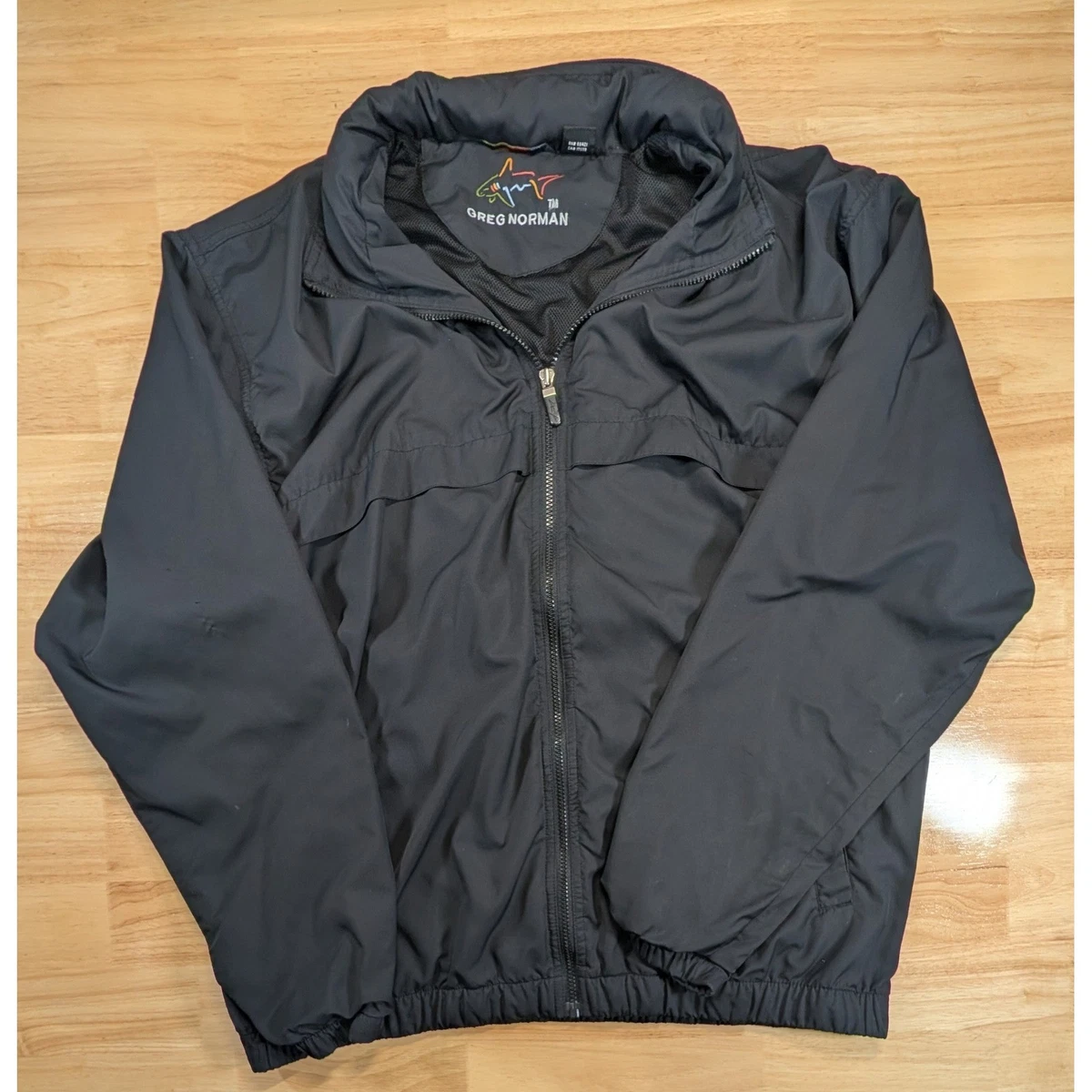 Veste Coupe-vent Greg Norman Homme XL - Noire, Capuche, Poches, Golf