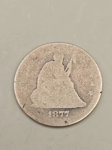 1877 Seated Liberty Quarter 25C - Philadelphia Mint