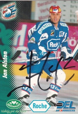 JAN ALSTON   MANHEIMER ADLER DEL   BASE CARD AUTOGRAPH # 20/415