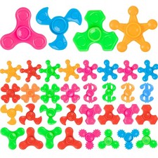 JIQILIHAI 24 Pack Mini Fidget Spinners 1.6inchesx0.4inches, Multi-color