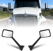 Black Hood Mirror Replacement International Lt 625 2018 Truck Right Passenger