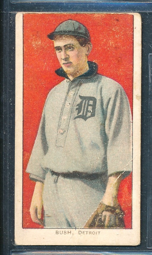 T206 Piedmont 350: DONIE BUSH Detroit Tigers ~ VG crease
