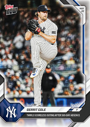 2026 Topps Now 229 Gerrit Cole