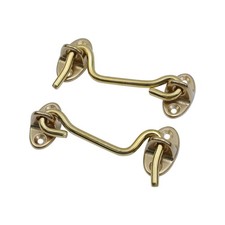 Hook and Eye Latch 3.15" Gate Latch Barn Door Lock Privacy Hook and Eye Latch...