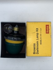 Kodak Brownie Darkroom Lamp Kit Model B - Safelight w/ 2 Cups - Green  Yellow