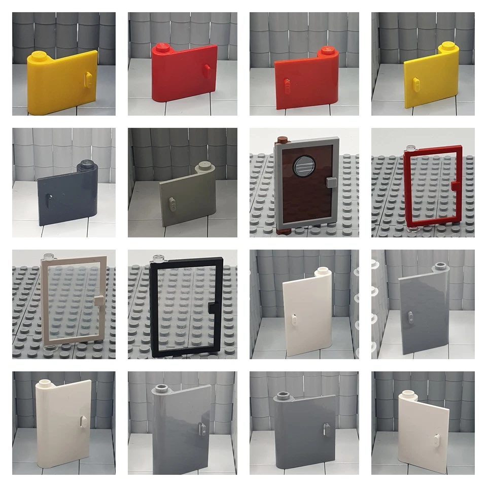 LEGO Diverse Fenster Türen Wall Door Windows F01 - div Farben und Typen - Bild 3 von 3