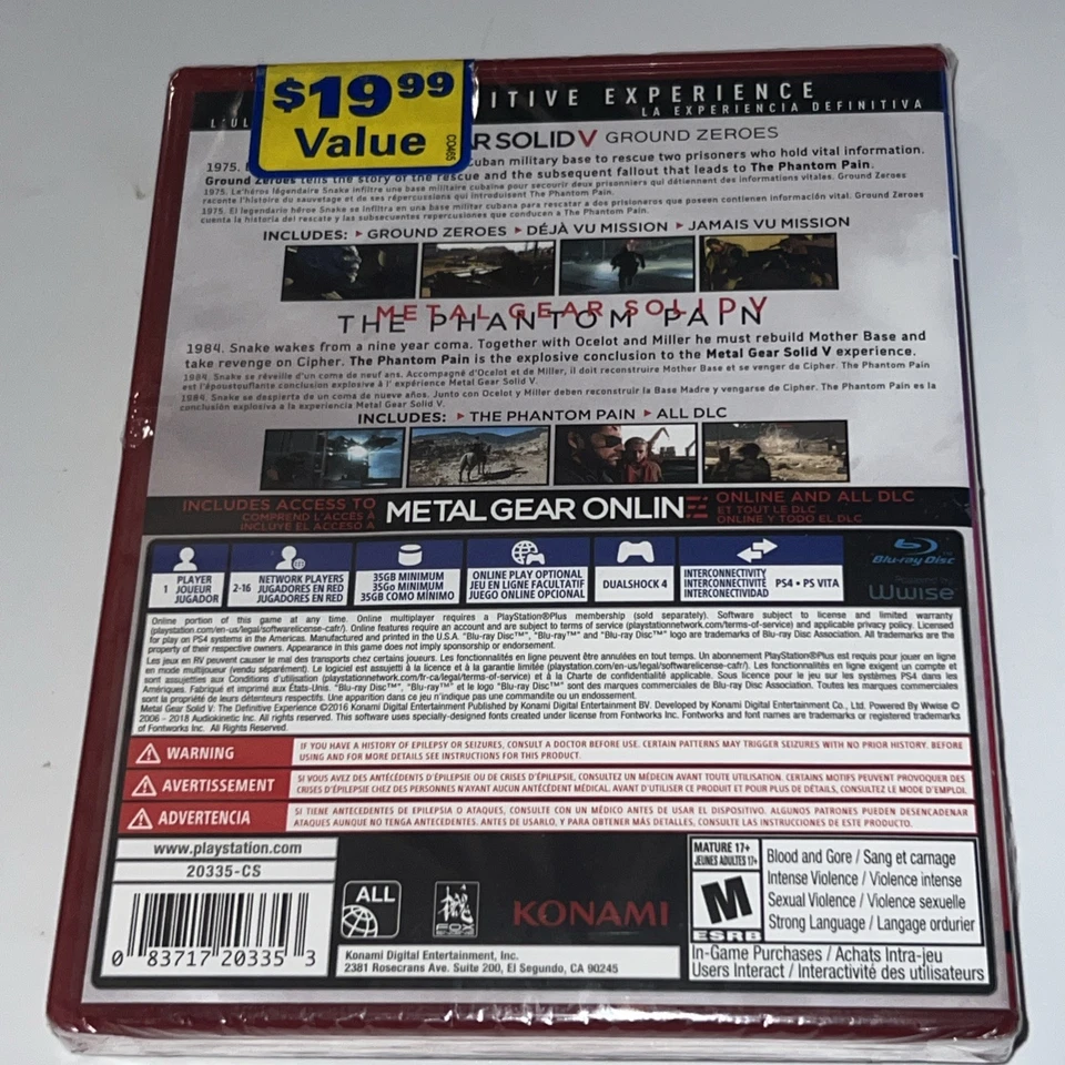 Metal Gear Solid V: The Definitive Experience - Playstation 4 | PlayStation Hits - Image 4 of 4