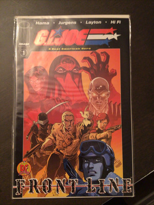 2002 Image GI Joe Front Line Comic Book #1 Cover C Dynamic Forces Certified  