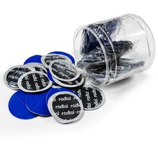 80 PCS Tire Repair Patch 58mm Natural Rubber Tyre Puncture Fast Cold Heavy