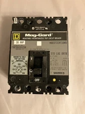 Square D FAP3603015M Circuit Breaker 30A 3-Pole 600VAC