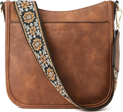 BOSTANTEN Handtasche Damen Mittelgroß Umhängetasche Crossbody Bags Leder Schulte