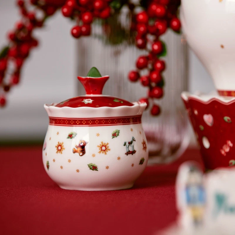 Barattolo Marmellata Natale con Coperchio Villeroy & Boch Toy's Delight 260 ml, fotografia 6 di 9