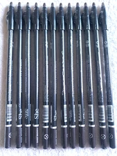 Waterproof Eye And Lip Liner Pencils Dark Brown Color 12 Liners Lot