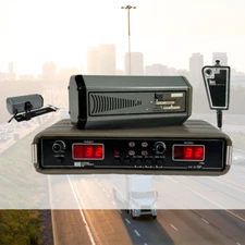 POLICE RADAR GUN KUSTOM KR-10SP MOVING AND STATIONARY. FORKS BRACKET WARRANTY