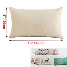 20Pcs Linen Sublimation Heat PressTransfer Blank Pillow Case Sofa Cushion Cover