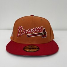 Atlanta Braves 59Fifty New Era Hat Club 40th Anniversary Fitted Cap Hat 7 1/2