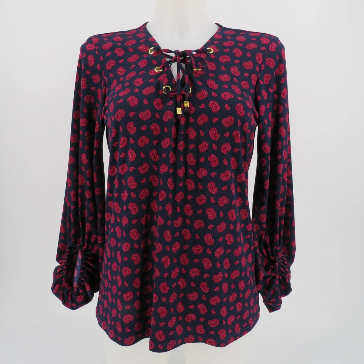 Michael kors hot sale blouses red