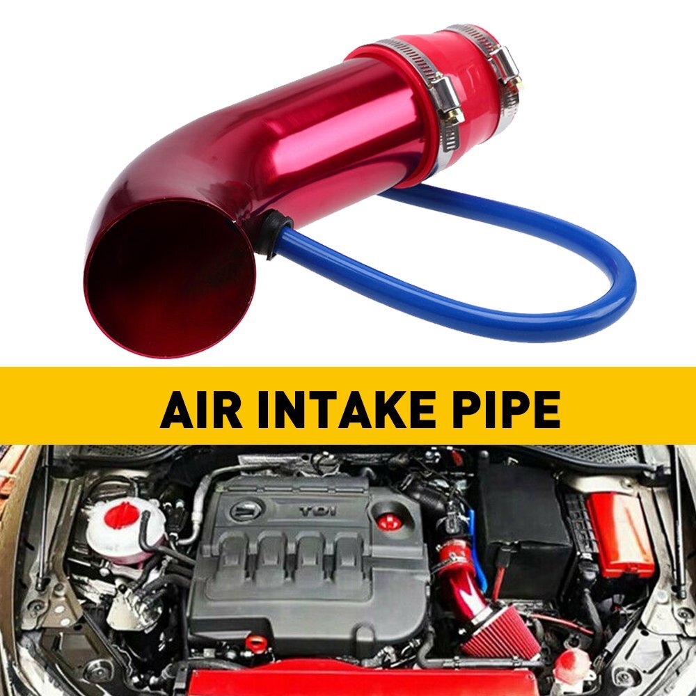 Car Cold Air Intake Filter Induction Kit Pipe Power Flow Hose System Accessories