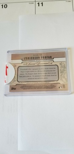 (1) 2013 Jurickson Profar Topps Triple Threads and (2) 2014 Triple Threads Topps - Picture 4 of 6