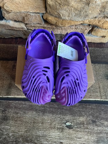CROCS SELEHE BEMBURY POLLEX CLOG DEWBERRY KIDS J2 SIZE 2 JUNIORS NEW WITH BOX - Picture 4 of 8