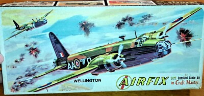 Model Airplane - Vickers-Armstrong Wellington B. III, Airfix, 1:72, Made in USA