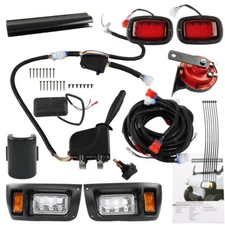 Fits For Club Car DS Carts 1993-UP Golf Cart LED Headlight and Tail Light Kit