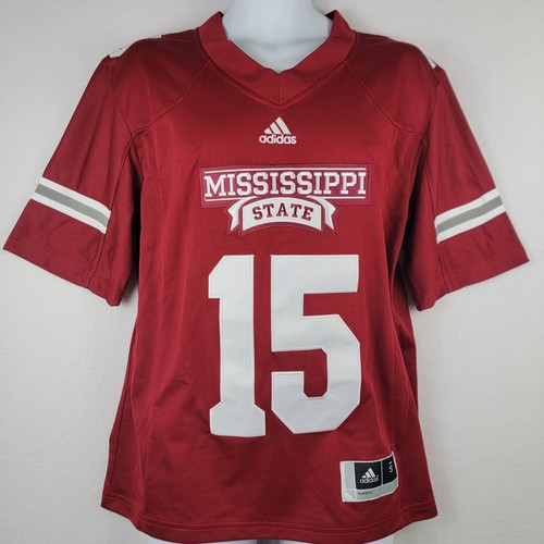 Adidas Mississippi State University Dak Prescott #15 Red Football Jersey Small